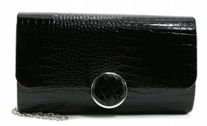 Tamaris Umhängetasche Schultertasche Amalia Clutch Bag Black-Kroko schwarz