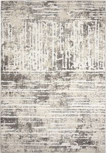 Mazovia Teppich Beige Modern Abstrakt - Wohnzimmer, Schlafzimmer, Esszimmer, Büro - Mittelhaarig - Rechteckig - Abstrakt Minimalistisch - 160x220 cm