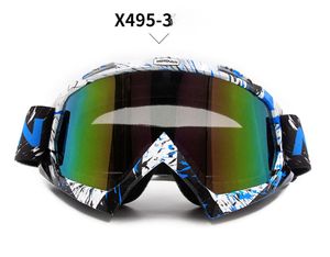 Motorradbrille ATV Offroad-Helm Ski Casque Motorradbrille Brillen Snowboard Racing Moto Bike Sonnenbrille Motorrad