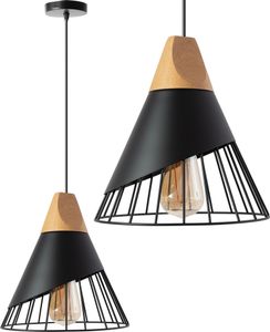tooLight Pendellampe App223-1Cp Skandinavisch Metall 1-Lichtquelle E27 25X25X28-118Cm Einstellbar