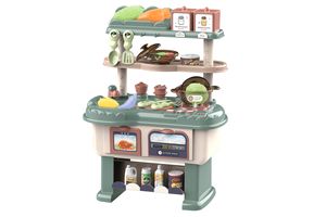 Aga4Kids Kinderküche, Spielküche, Spielzeugküche HAPPY KITCHEN Grün