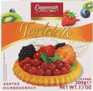 Coppenrath zarte Mürbetorteletts gebackene Mini-Tortenböden 200g