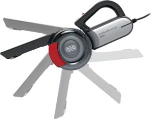 Black & Decker PV1200AV Pivot Auto-Handstaubsauger mit 12V Anschluss und Zubehör