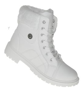 Art 616 Winterstiefel Damenstiefel Boots Stiefel Winterschuhe Schuhe Damen SNOW-WHITE, Schuhgröße:39