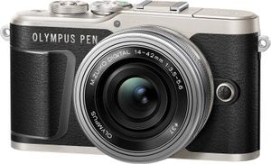 Olympus PEN E-PL9 Body, 16,1 MP, 4608 x 3456 Pixel, Live MOS, 4K Ultra HD, Touchscreen, Schwarz
