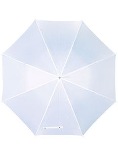 Dáždnik Printwear Automatický dáždnik s plastovou rukoväťou SC10 White Ø cca 103 cm