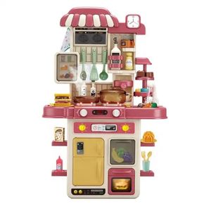 Spielküche | Kinderküche | Kitchen | 48-teilig | 70 x 46 x 22 cm | Pink
