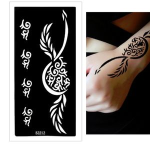 Henna Tattoo Schablone Airbrush Stencil