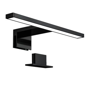 LED Bad Spiegelleuchte Badezimmer Beleuchtung Aufbau IP44 Schminklicht schwarz