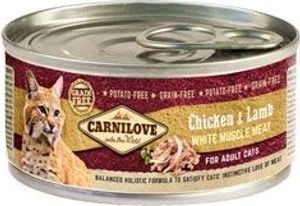 Konzerva CARNILOVE WMM Chicken & Lamb for Adult Cats