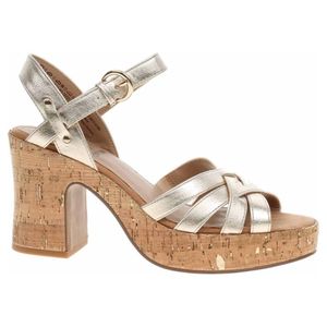 Damen s.Oliver Sandalen 5-28315-42 hell gold 36