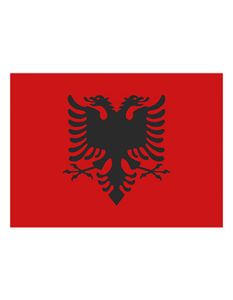 Fahne Albanien / 90 x 150 cm - Farbe: Albania - Größe: 90 x 150 cm