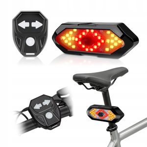 Fahrrad Blinker mit Pilot Scooter Blinker Rücklicht  5 Modi USB  wiederaufladbare für Mountainbikes Rennräder E-Scooter Fahrradlicht