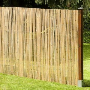 Sichtschutz aus Bambus Bambusmatte Gartenzaun Zaun Windschutz MACAO (HxB) 100 cm x 500 cm