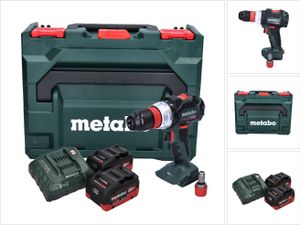Metabo BS 18 LT BL Q akumulatorowa wiertarko-wkrętarka 18 V 75 Nm bezszczotkowa + 2x akumulator 8,0 Ah + ładowarka + metaBOX