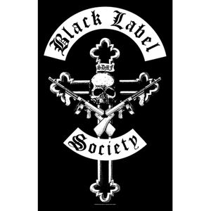 Black Label Society - Poster "Mafia", Stoff RO9095 (Einheitsgröße) (Schwarz/Weiß)