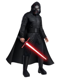 Kylo Ren-Deluxekostüm für Herren Star Wars IX schwarz-grau