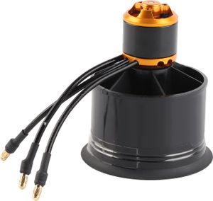 QXMotor 50 mm EDF 12-lopatkový ventilátor s bezkartáčovým motorom QF26115000KV 34S pre RC lietadlá (CCW)