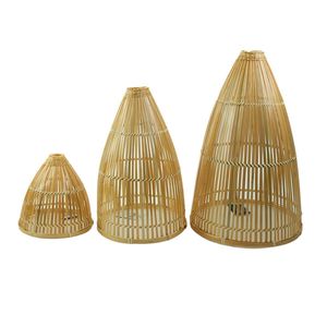 BOURGH Bambus 3er-Lampen-Set FORMIA mit E27 Fassung