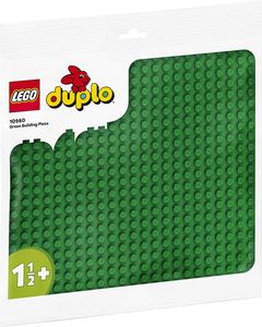 LEGO 10980 DUPLO Bauplatte in Grün, Grundplatte für DUPLO Sets, Konstruktionsspielzeug für Kleinkinder