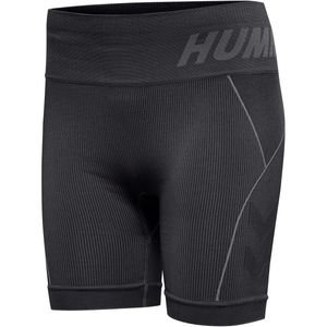 hummel hmlTE CHRISTEL Seamless Shorts Damen black/asphalt melange S