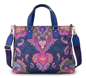 Oilily Mr Paisley Handbag Blue Iris Oilily Mr Paisley Handbag Blue Iris