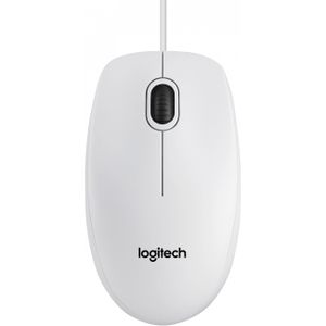 Logitech B100 Optical USB Mouse white OEM