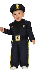 Polizisten Kostüm für Baby, Größe:86/92