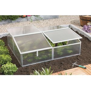 Parenisko Vitavia Gaia polykarbonát 2 x 120x100x26/39 cm hliník