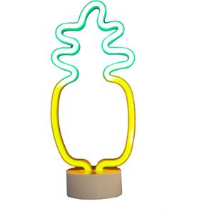 Neonlicht LED Dekolampe Neon Lampe Beleuchtung Kaktus Flamingo Deko ananas
