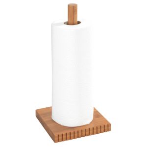 WENKO Küchenrollenhalter Mod. Mera, aus geräuchertem Bambus