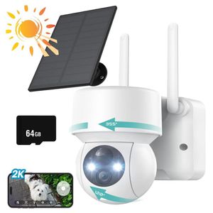 ieGeek 2K Überwachungskamera Aussen Solar mit PTZ, IP Kamera Outdoor mit PIR, Alexa, 64GB ieGeek 2K Überwachungskamera Aussen Solar mit PTZ, IP Kamera Outdoor mit PIR, Alexa, 64GB