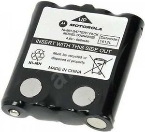 Motorola Xtr446 T5 T6 T7 T8 Batterie Schwarz  Schwarz One Size