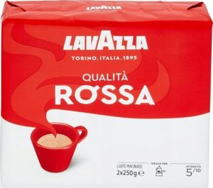 Lavazza Qualita Rossa gemahlen 500 gr. Lavazza Qualita Rossa gemahlen 500 gr.