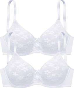 PETITE FLEUR Minimizer-BH 2x weiß Größe 75 E PETITE FLEUR Minimizer-BH 2x weiß Größe 75 E