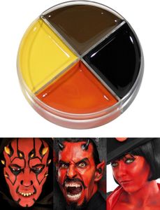 Make-up Schminke 4Farben - für Fasching Halloween