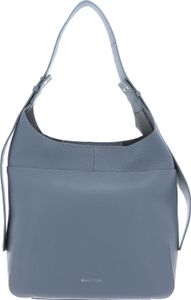 Marc O'Polo Schultertasche Cara Hobo Bag Grey Horizon blau