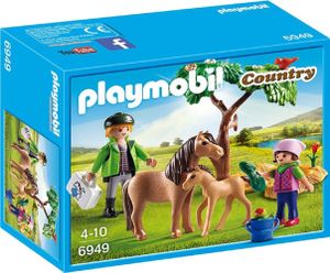 PLAYMOBIL® Country Ponymama ze źrebakiem 6949