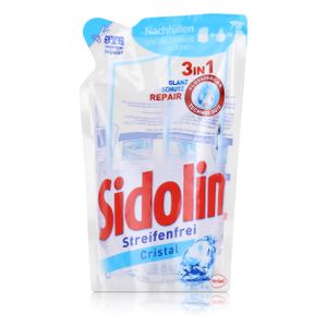 Sidolin Streifenfrei Cristal Nachfüller 250ml - Glasreiniger (1er Pack)