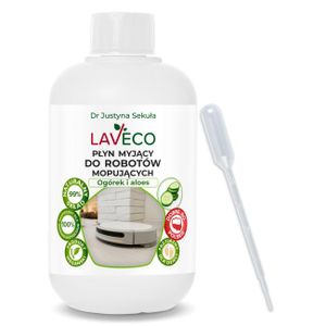 Naturalny płyn myjący do robotów mopujących - ogórek i aloes - 0,5 l