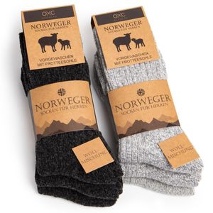 Occutlo Herren Norweger Socken 6er Pack (Modell: Finn)