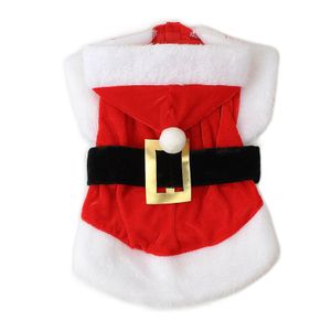 Hundeweihnachtskostüm Weihnachtsmann-Partykleidung Weihnachtsmann für Katze Hundekleidung Winterjacke Warmer Haustiermantel Chihuahua Yorkie Outfit