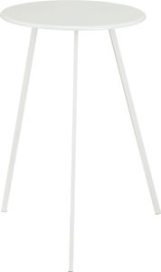 Mica Decorations Seatle Gartenbeistelltisch - H58 x Ø38 cm - Metall - Weiß