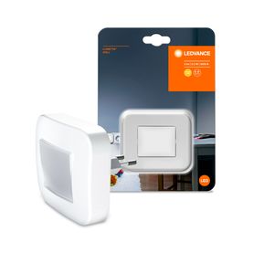 Osram Lunetta Hall, Lampka nocna do gniazdka, Biały, Ciepłe białe, Pokój dziecięcy, IP20, II