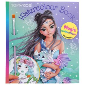 TOPModel Watercolour Book Malbuch DRAGON LOVE