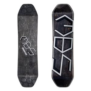 MBS Comp 95 Mountainboard Deck – Silver Hex