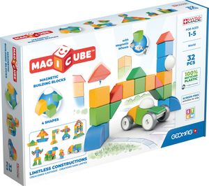 Geomag MagiCube 4 Shapes Recycled World, 15 Jahr(e), 32 Stück(e)