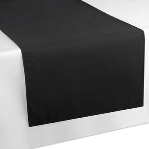 Tischläufer Ellen, Maße: 140x40 cm, Farbe: Schwarz