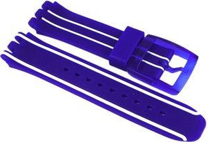 Swatch Wind Blocker Ersatzband Uhrenarmband Silikon Band Blau 19mm für New Chrono Plastic SUIS400 Swatch Wind Blocker Ersatzband Uhrenarmband Silikon Band Blau 19mm für New Chrono Plastic SUIS400