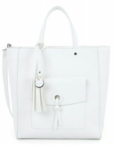 Tamaris Handtasche Umhängetasche Carolina City Shopper M White weiß